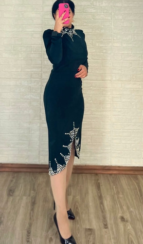 میدی سنگ دوزی سبز
