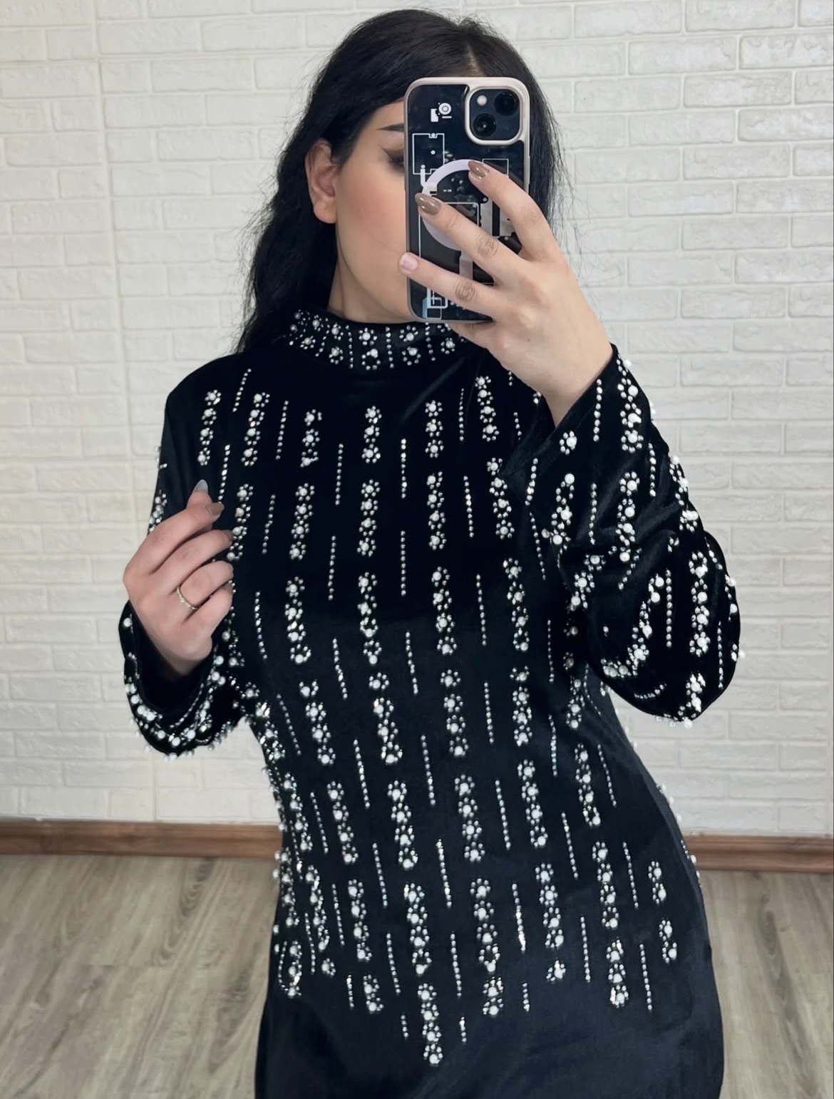ماکسی مخمل مشکی